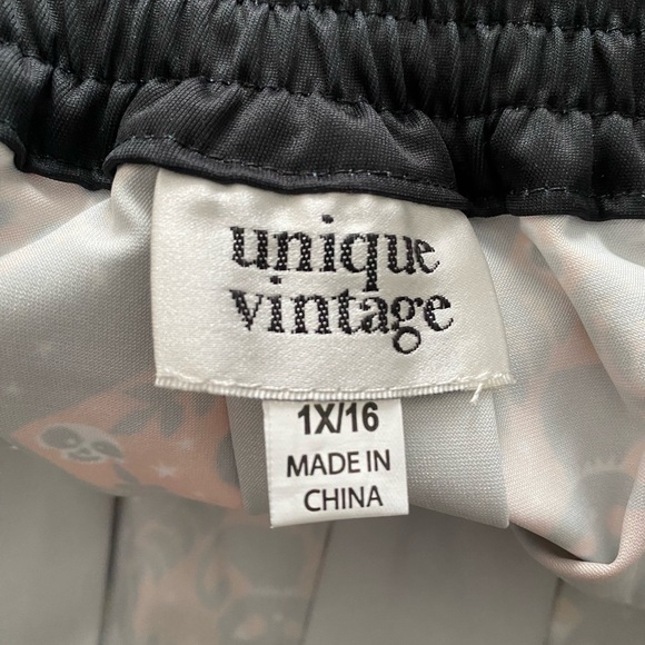 BLACK CAT HALLOWEEN JAYNE SWING SKIRT BY UNIQUE VINTAGE 1X/16 - Picture 10 of 15